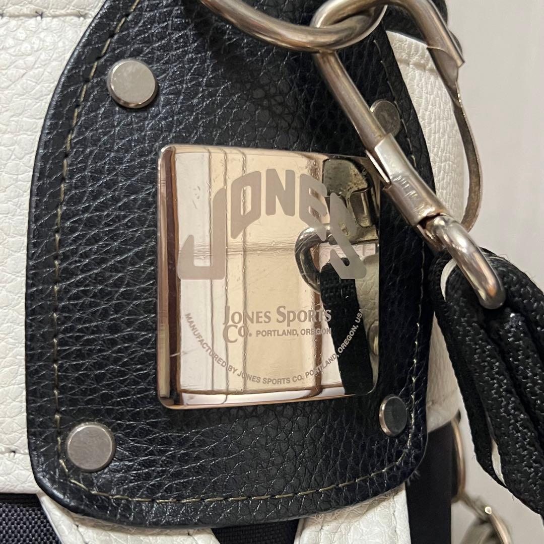 JONES RIDER キャディバッグ ブラック ホワイト ジョーンズ ライダー