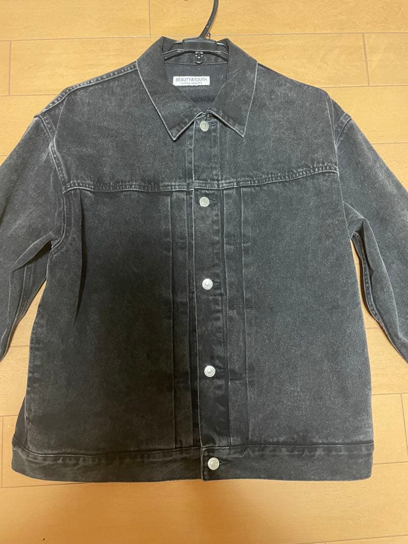 BEAUTY&YOUTH ブラックデニムジャケット