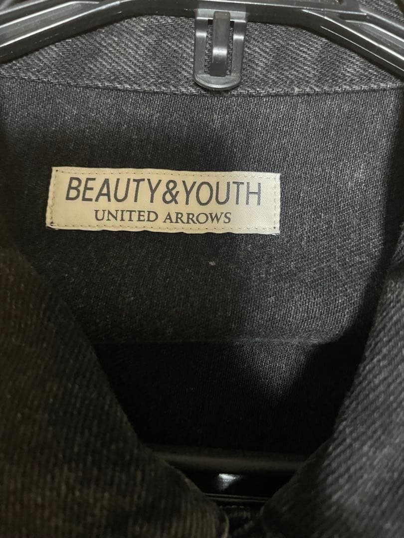 BEAUTY&YOUTH ブラックデニムジャケット