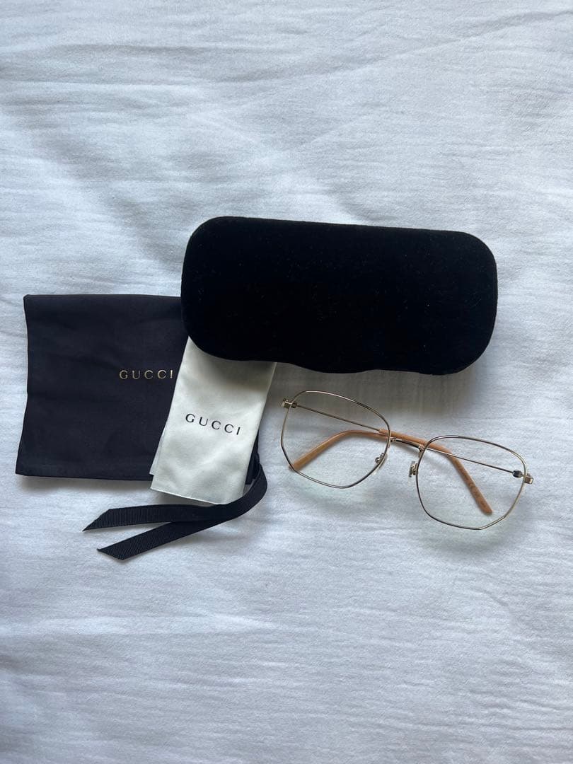 GUCCI グッチ スクエアフレームメタルサングラス 深瀬 G-DRAGON着