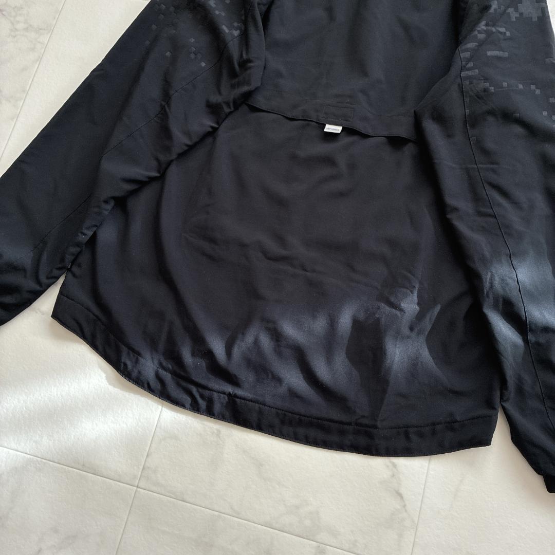 良品 ヨネックス テニス 裏地付きウィンドウウォーマージャケット L 黒×金