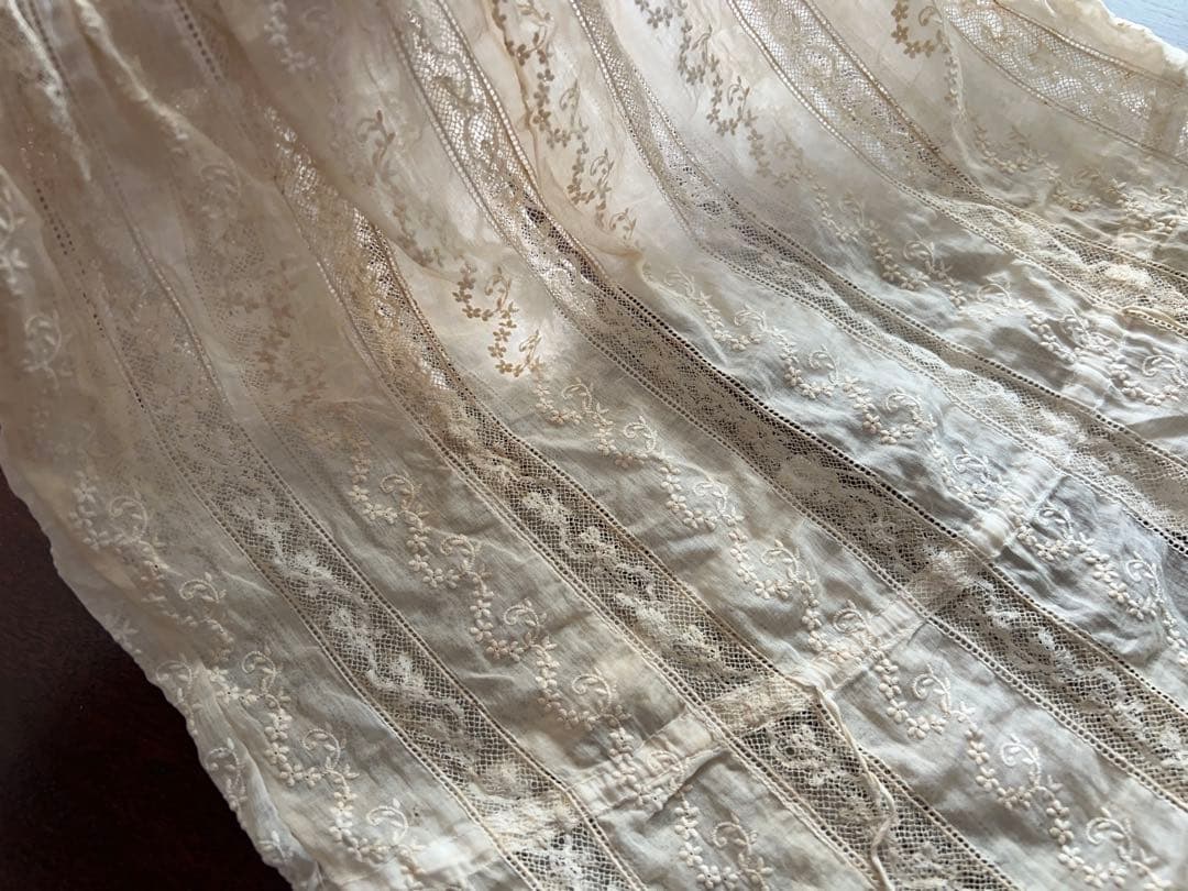 フランスアンティークベビードレス