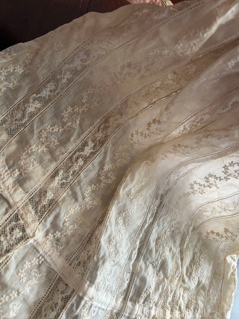 フランスアンティークベビードレス