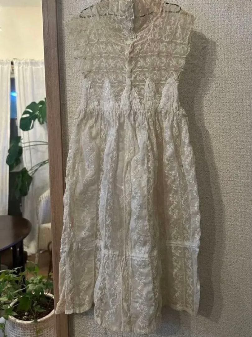 フランスアンティークベビードレス