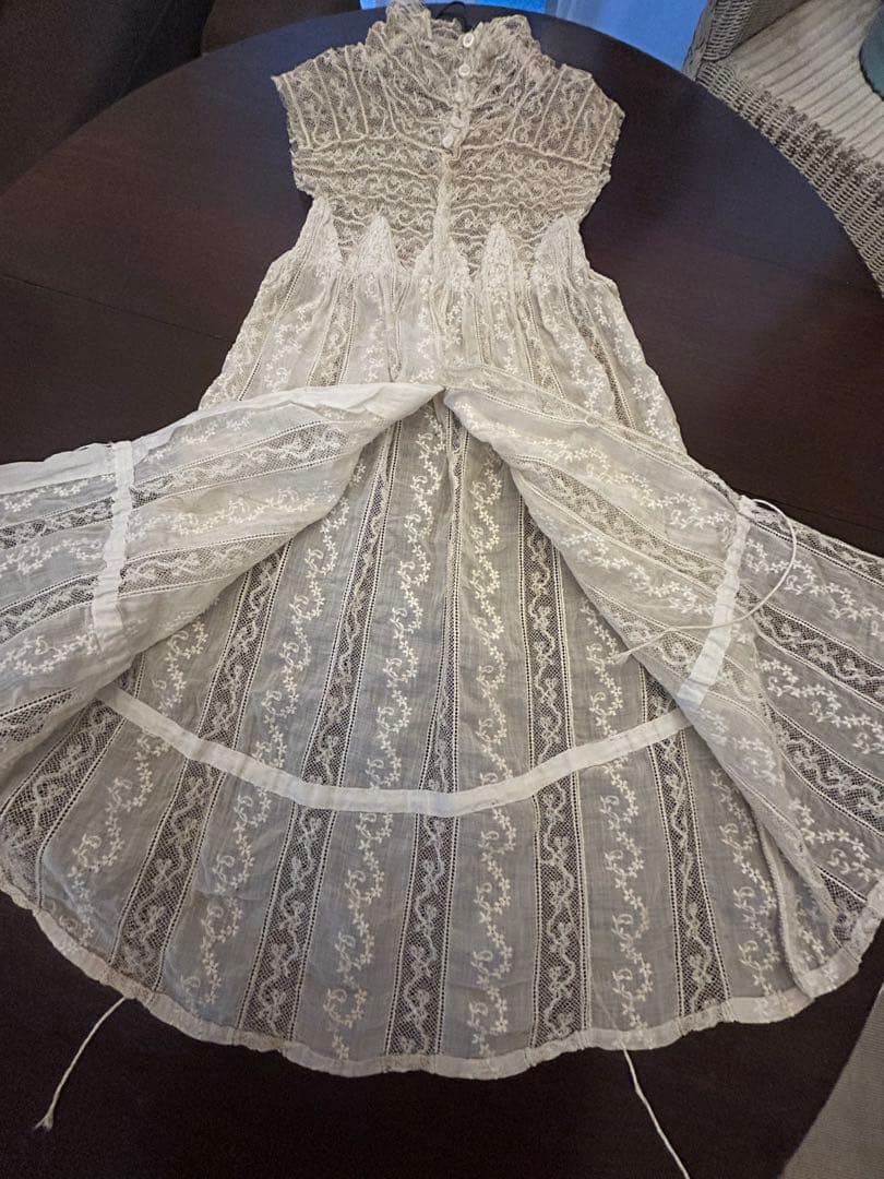 フランスアンティークベビードレス