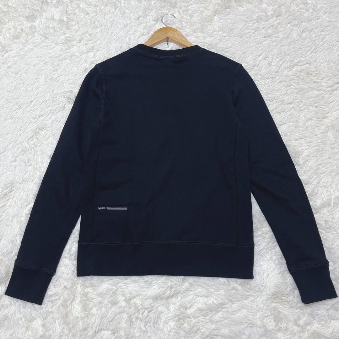 TFW49 トレーナー スウェット プリント サークルロゴ ジップポケット 黒