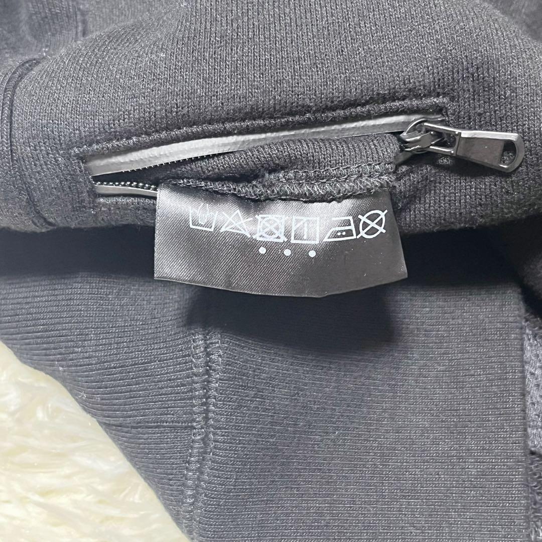 TFW49 トレーナー スウェット プリント サークルロゴ ジップポケット 黒