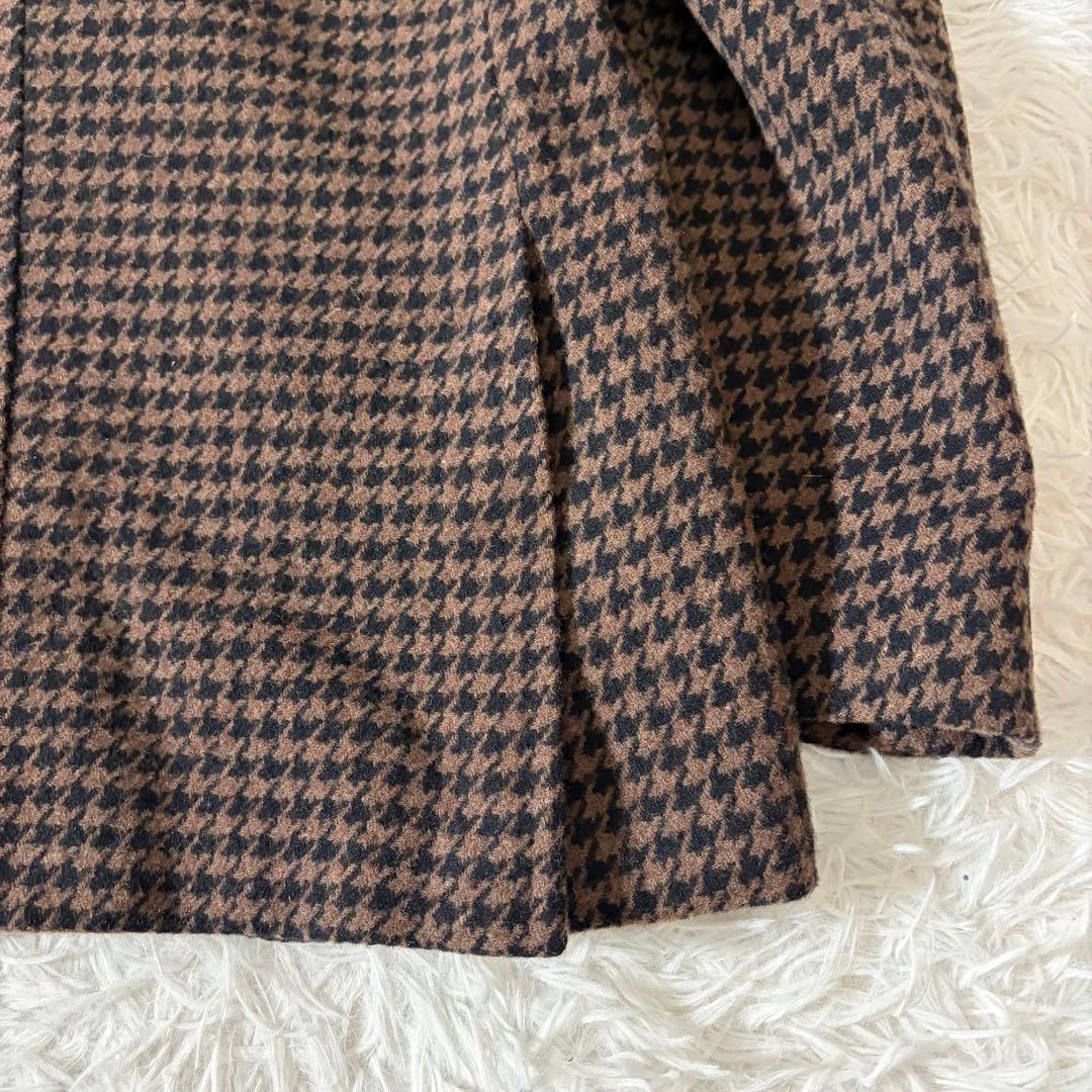 美品 リングジャケット ニューバルーン生地 アンコン　ハウンドトゥース 段返り