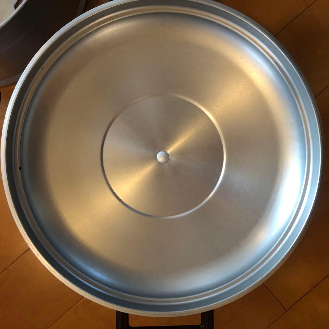 【中古】ホクアベスト デラックスセイロ アルミ製 2段蒸し器