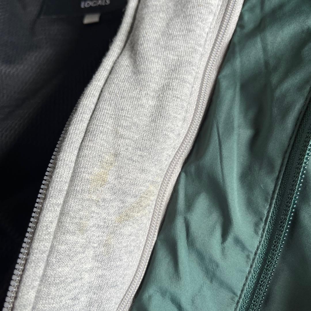 スノボウェア スキーウェア HARDWEAR グリーンジャケット フード付き