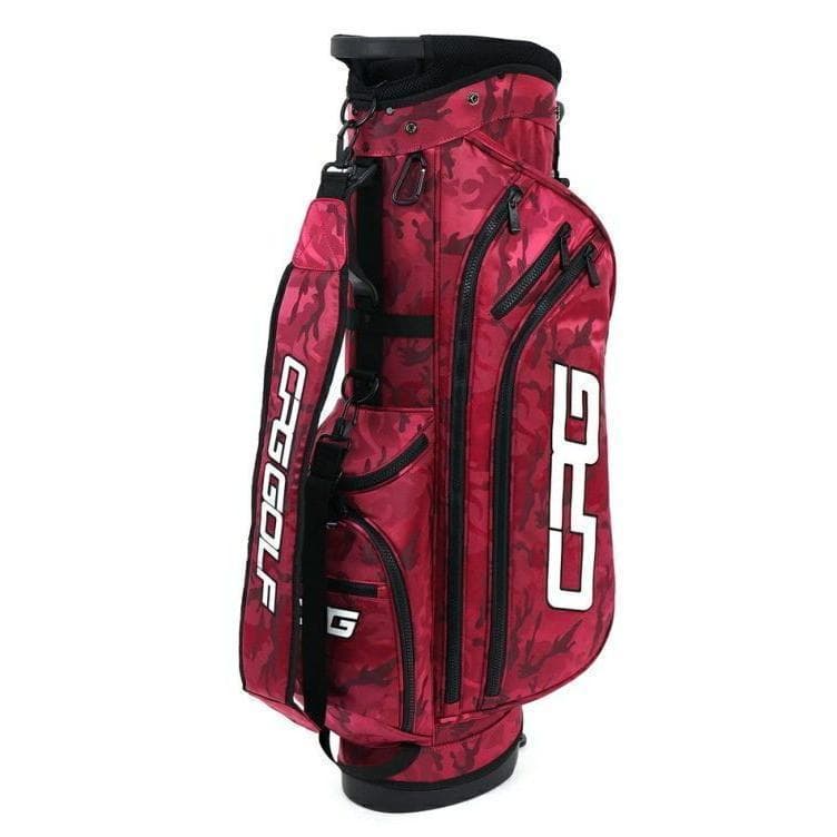 新品 CPG GOLF cpg-202114-21 ワインレッド キャディバッグ