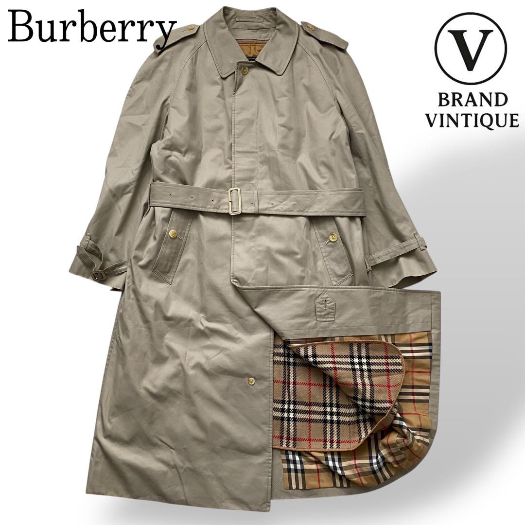 極美品】 バーバリーズ トレンチコート ライナー ノバチェック ベルト