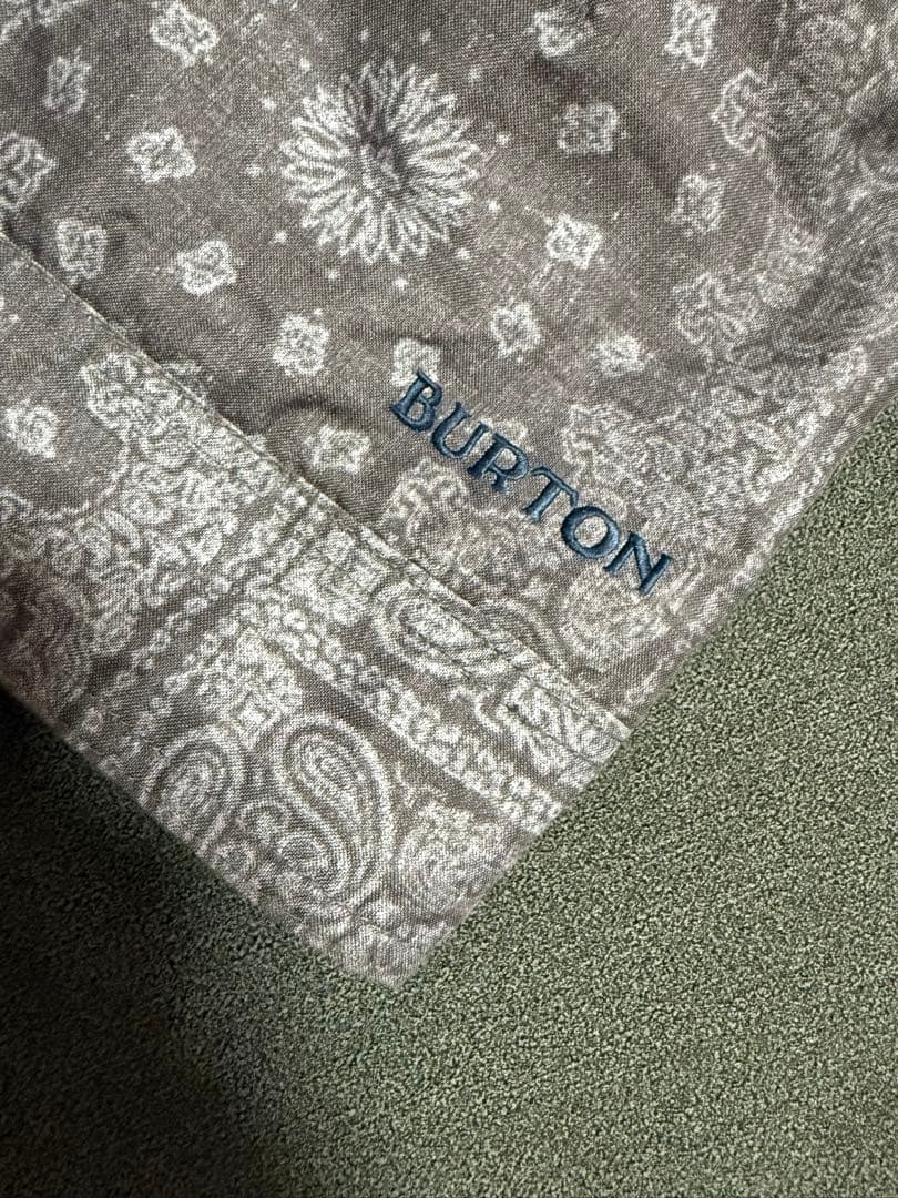 バートン　スノボウェア　ペイズリー柄　size M