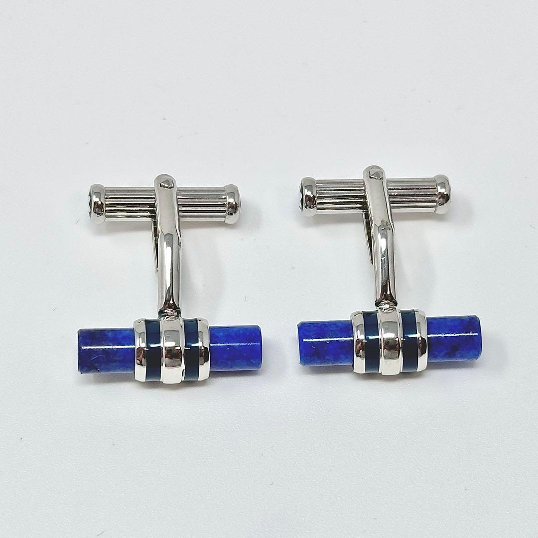 MONT BLANC カフス　スティック　ストーン　スターマーク　シルバー