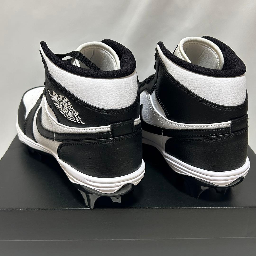 Jordan 1 Mid TD Panda　アメフト スパイク 28.0cm　Ｔ