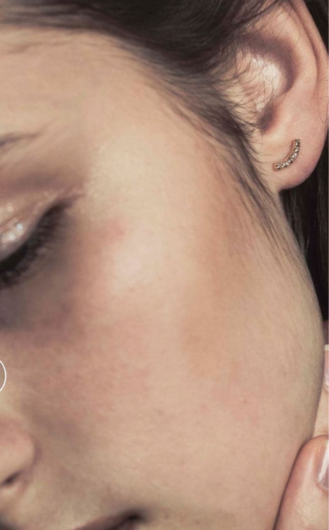 kanon【ete】K18YGダイヤモンド ピアス0.03ct（片耳用）