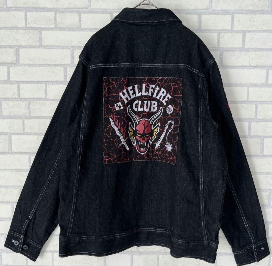 ●VANS ストレンジャーシングスHellfire Club デニムジャケット