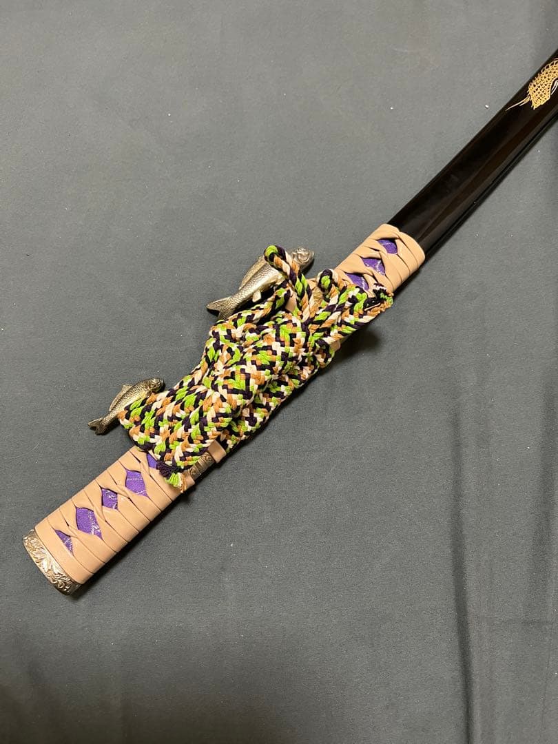 美品！模造刀 太刀 皮巻き