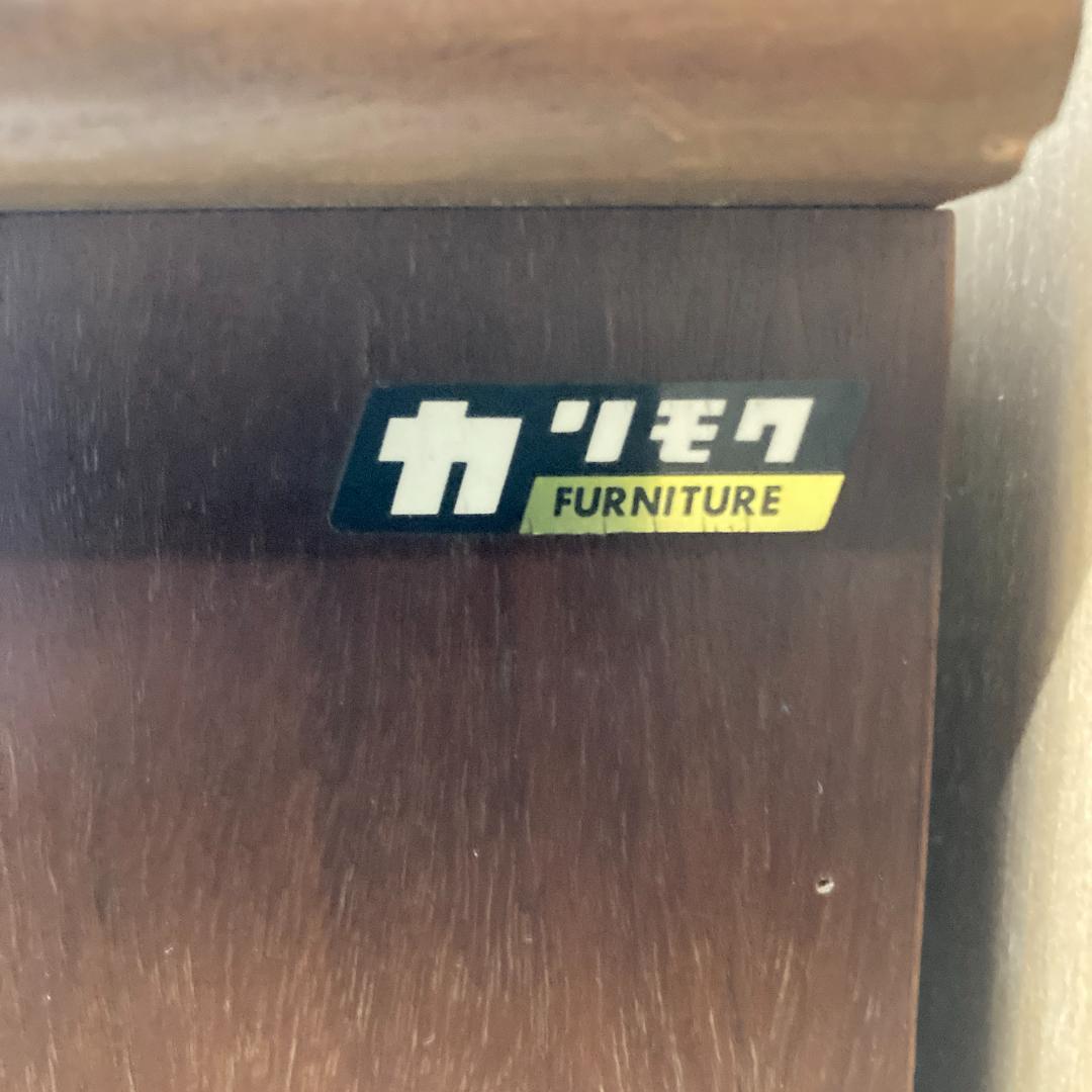 【カリモク】コロニアル　ライティングビューロー　デスク　机　昭和レトロ