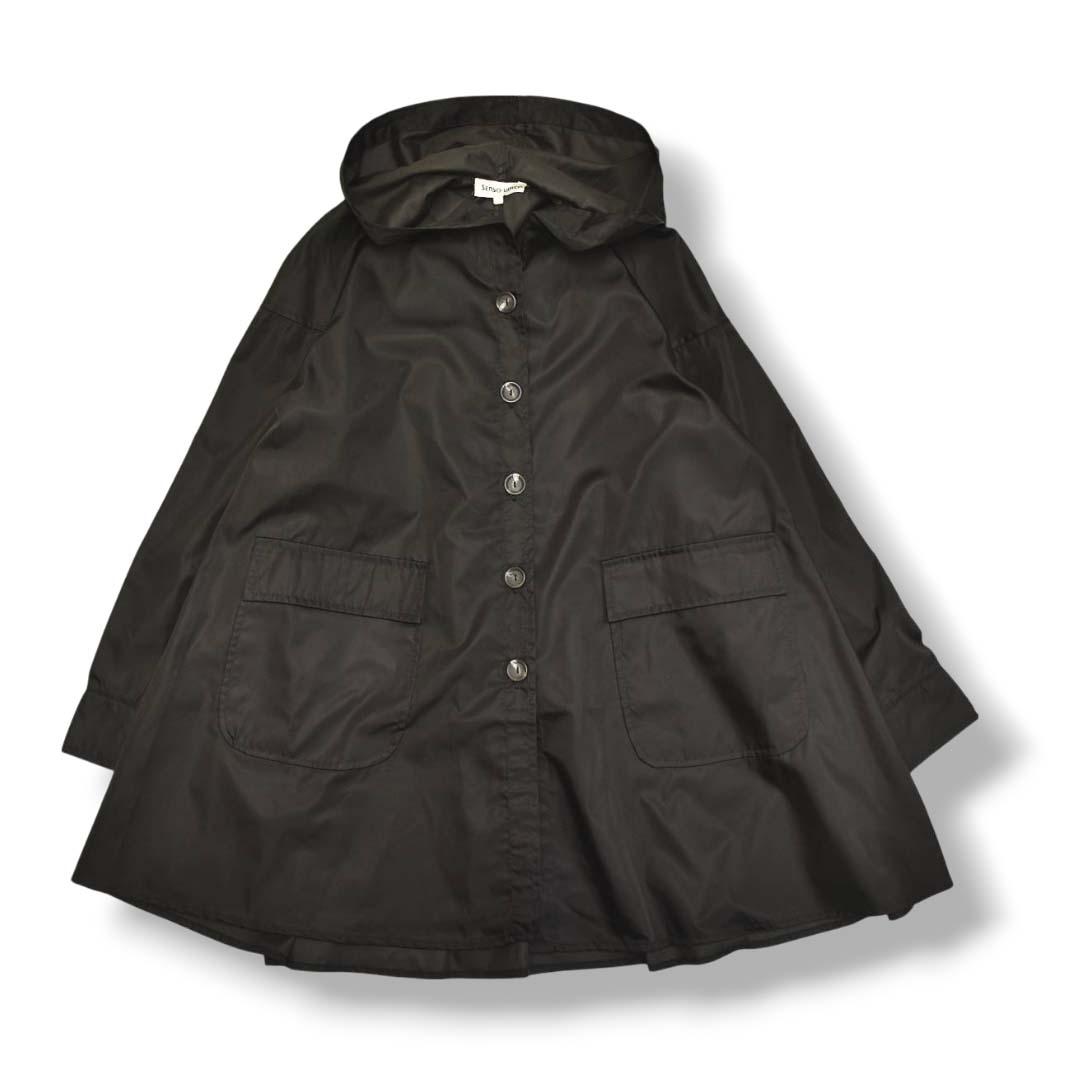 【人気】 【上質】 センソユニコ ナイロン製 フードコート 11 ブラック ♪