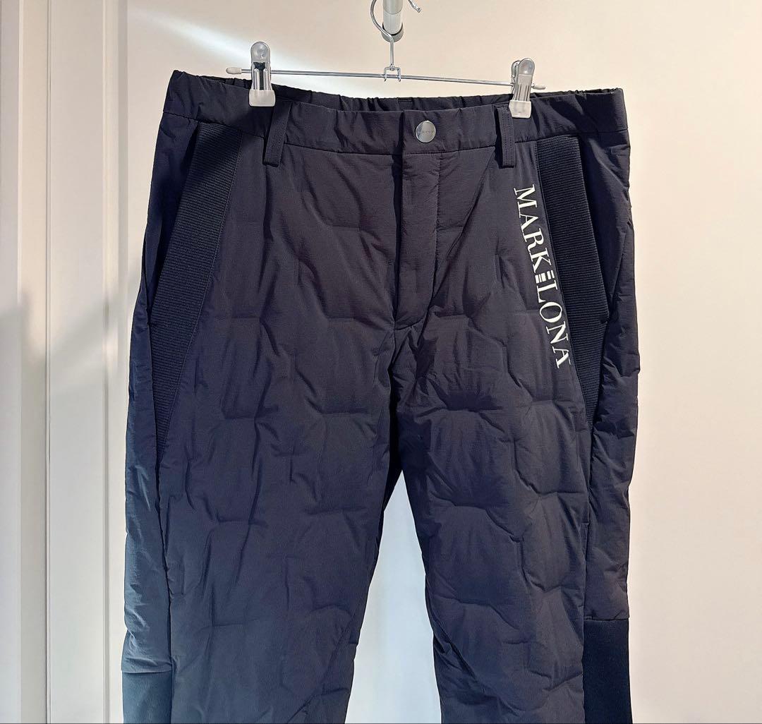 美品 ★ MARK&LONA ダウンパンツ 防寒 冬 マーク&ロナ 黒 正規品