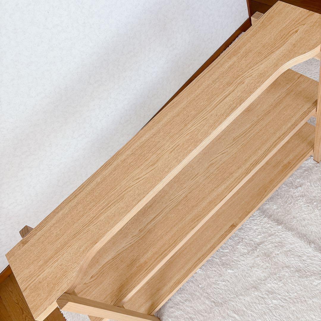 北欧 デザイン】コーブル シェルフ 木製ラック 3段 ナチュラルウッド