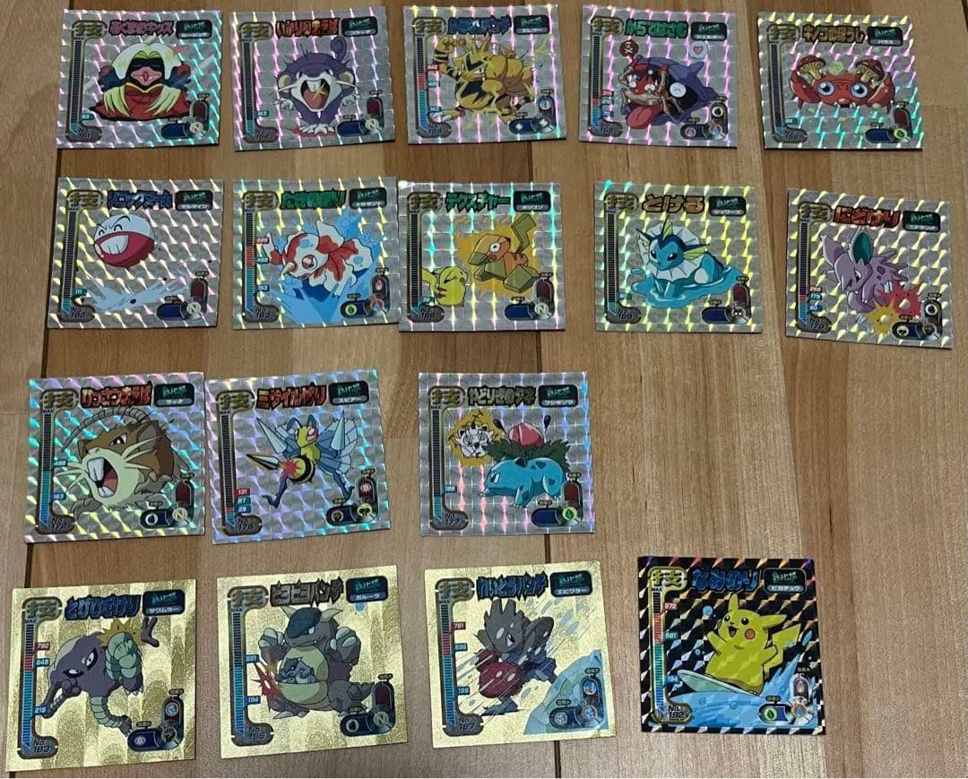 最強シール列伝 【技】117枚まとめ売り ポケモンシール - メルカリ