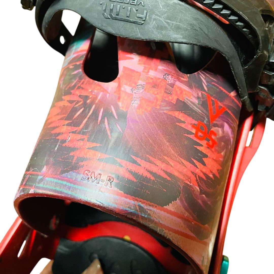 FLUX スノーボード ビンディング レッド/ブラック DS フラックス