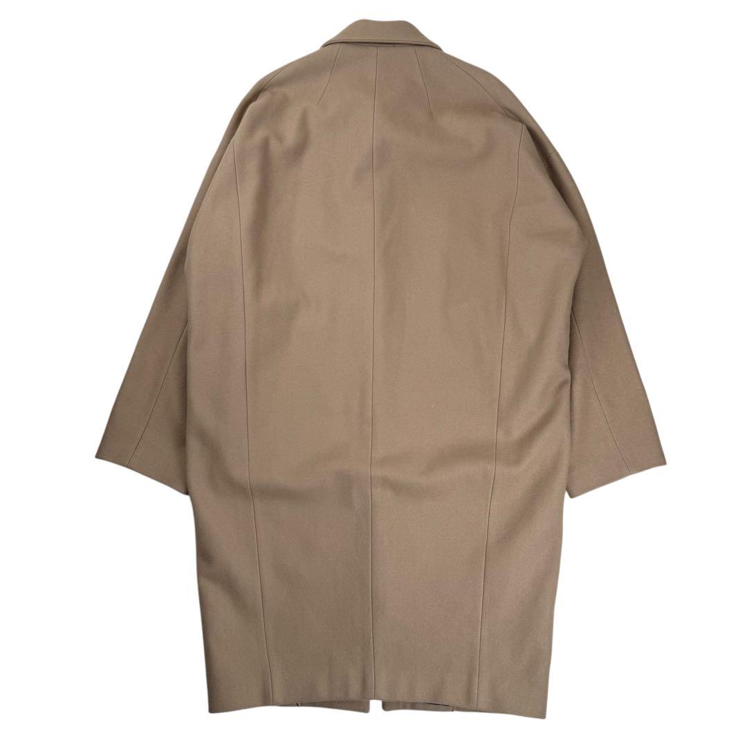 neon sign ネオンサイン ウール コクーンコート ステンカラーコート