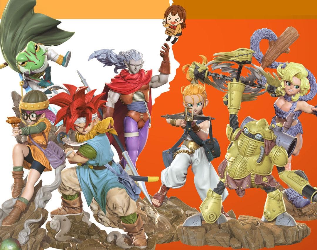 クロノトリガー 7体セット 未塗装未組立 フィギュア ガレージキット