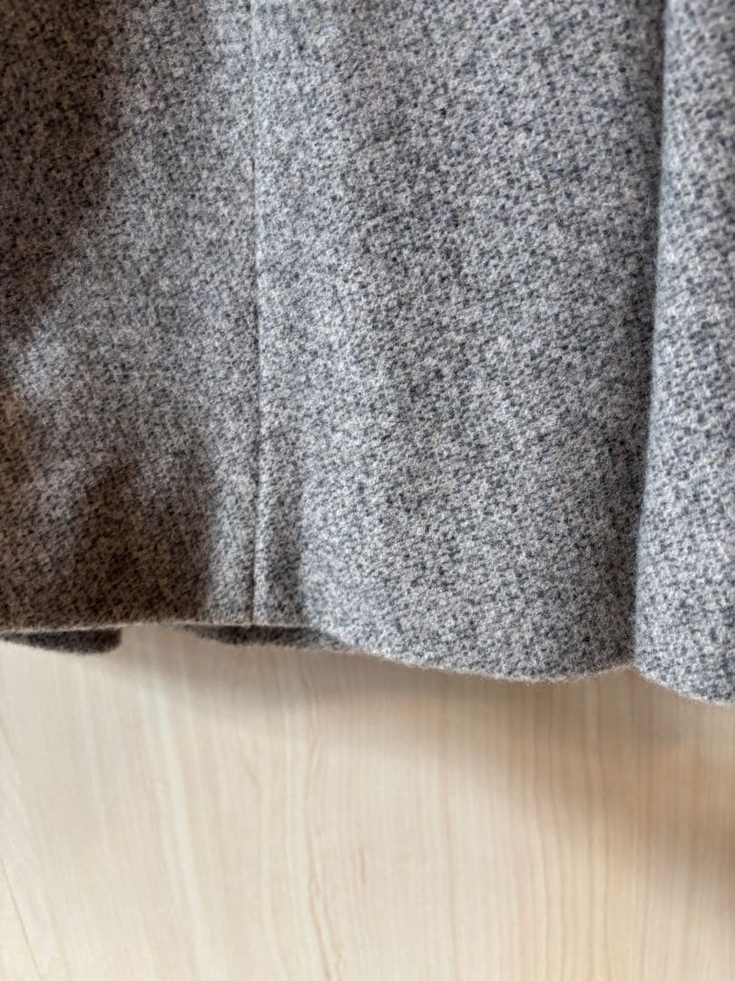 最高級 RES RALIQUE カシミヤ100% ミンクファー付 ロングコート