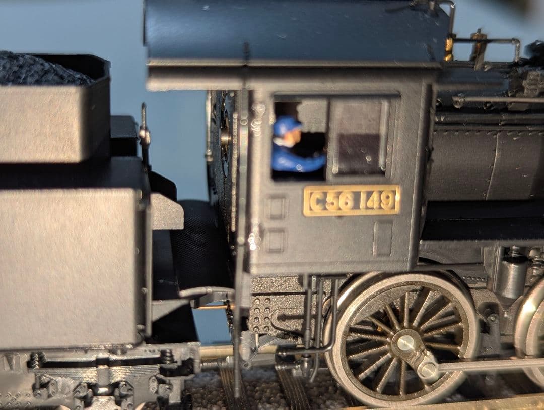 KATO　C56　蒸気機関車　【1-201】　HOゲージ　パーツ取付済み　④