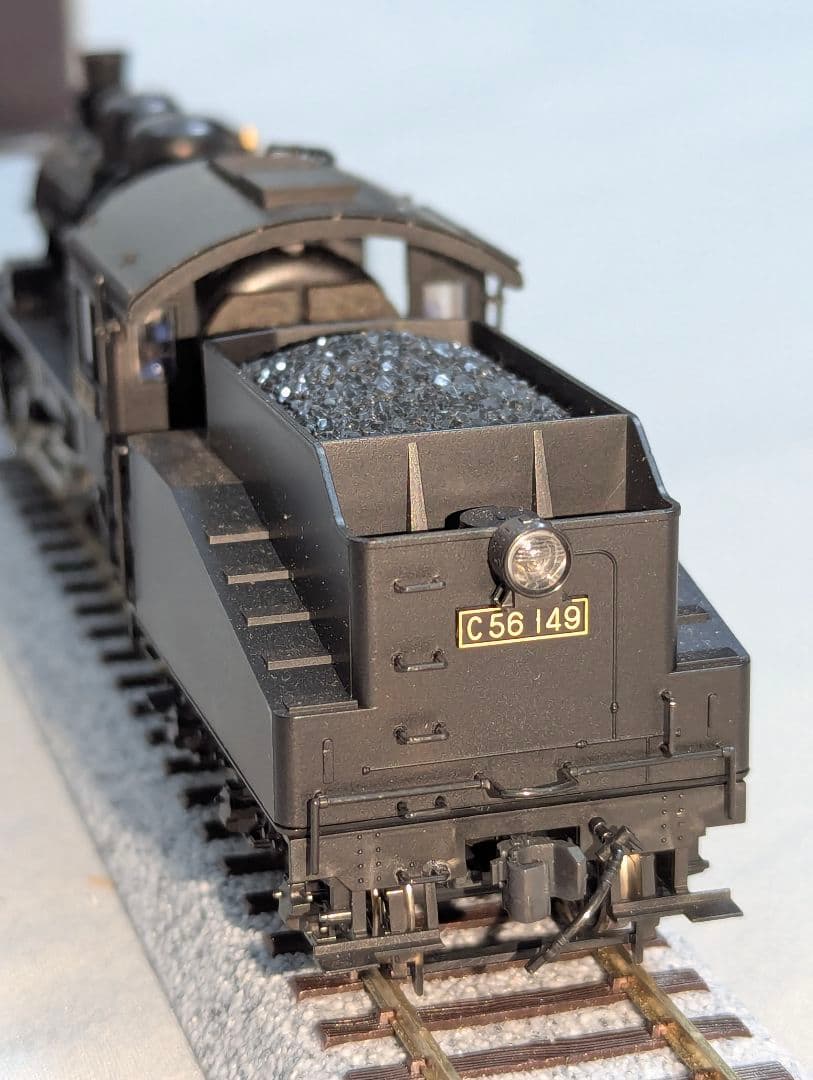 KATO　C56　蒸気機関車　【1-201】　HOゲージ　パーツ取付済み　④