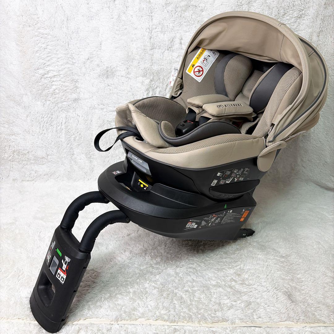 人気カラー✨ エールベベ クルット5i グランス ISOFIX 360°回転 - メルカリ
