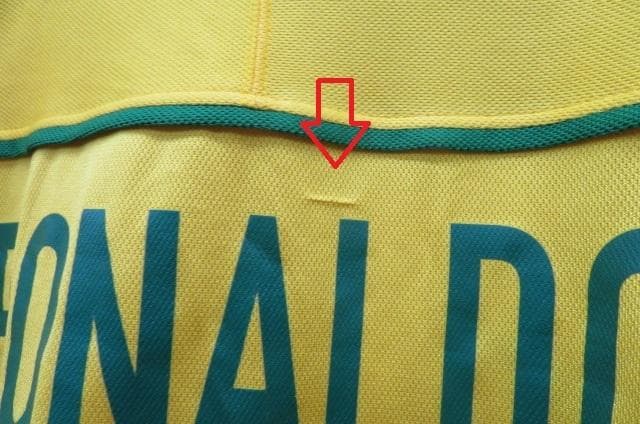 9番ロナウド 98年 ブラジル代表　NIKEナイキ　UK英国製　半袖ユニフォーム