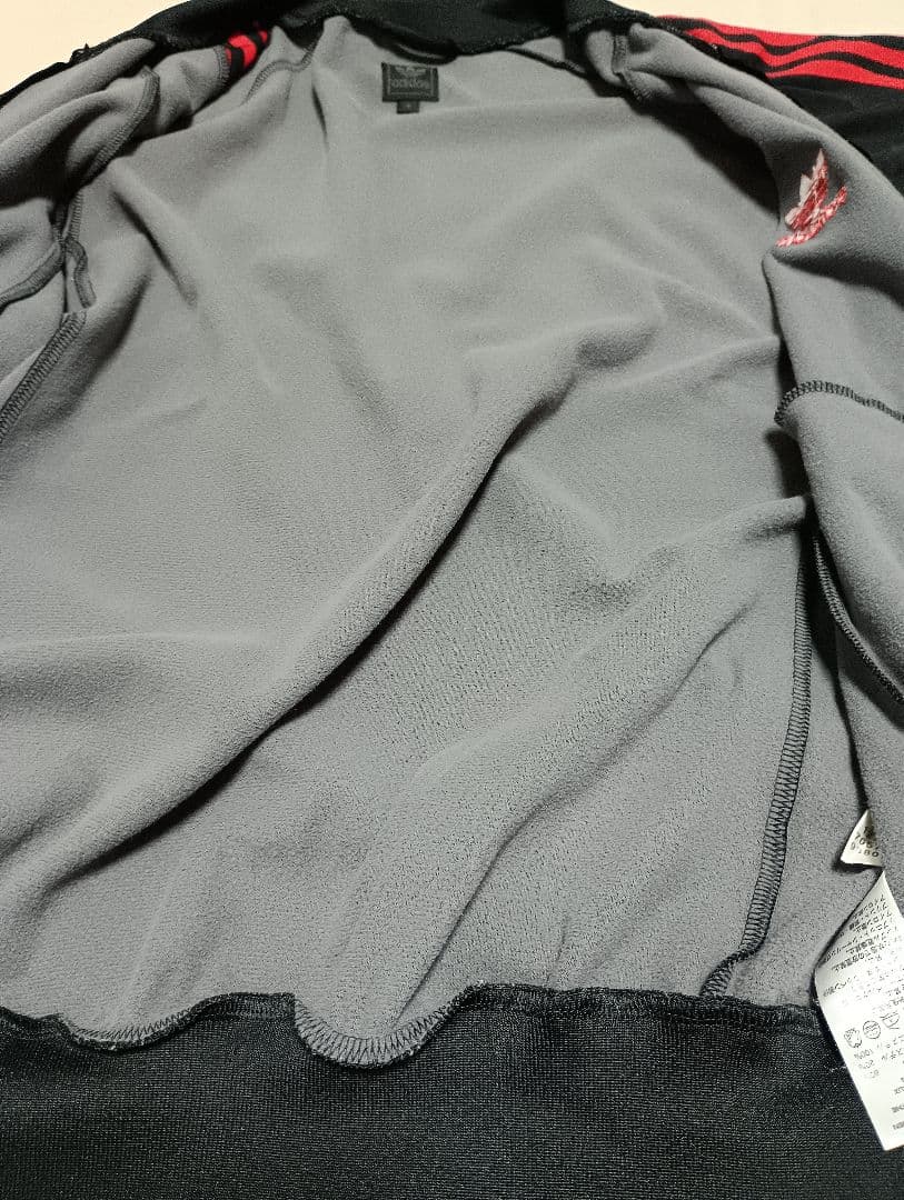 adidas ジャージ 黒/赤 atp 美品 size表記O