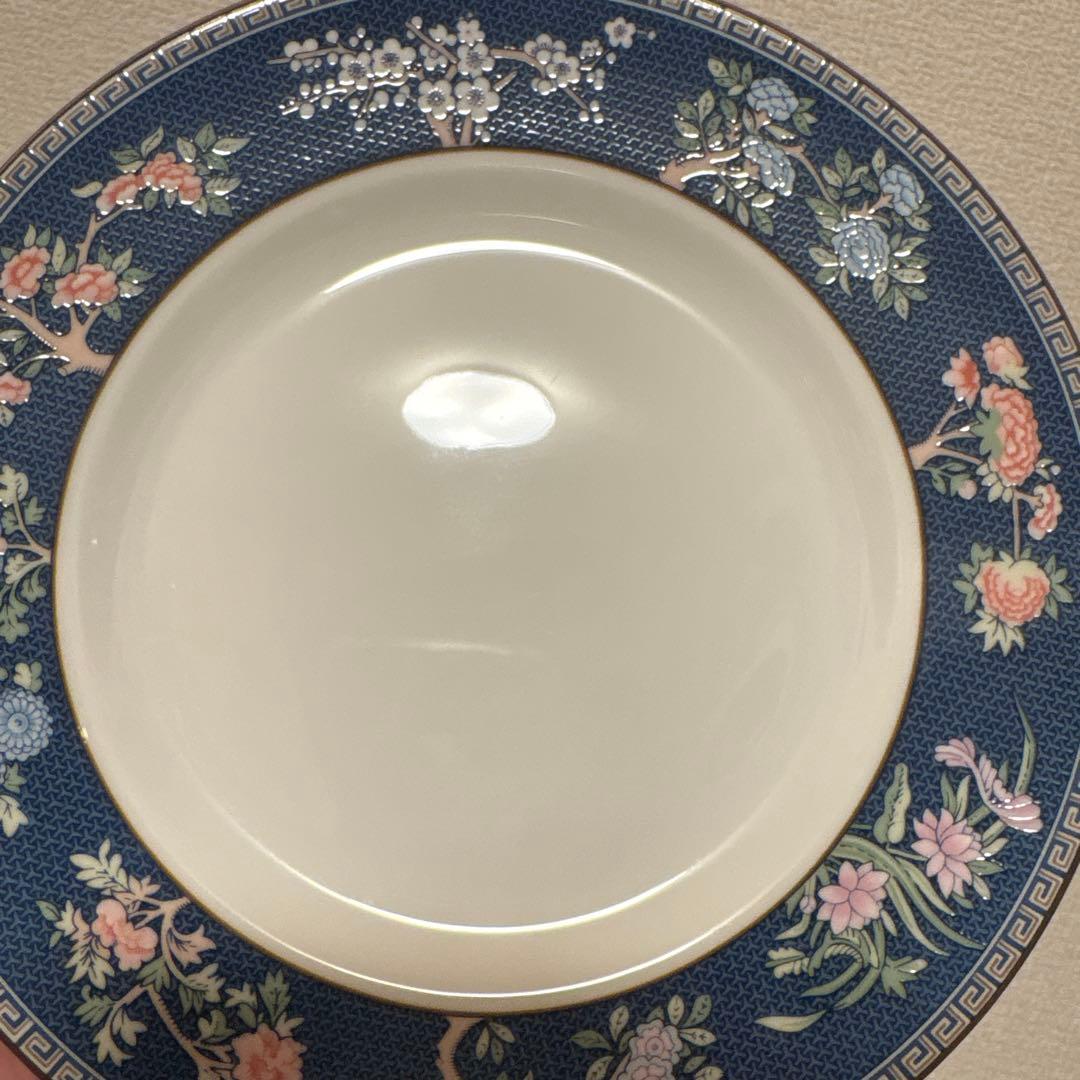 ウェッジウッド　ブルーサイアム　デザートプレート　17.5cm