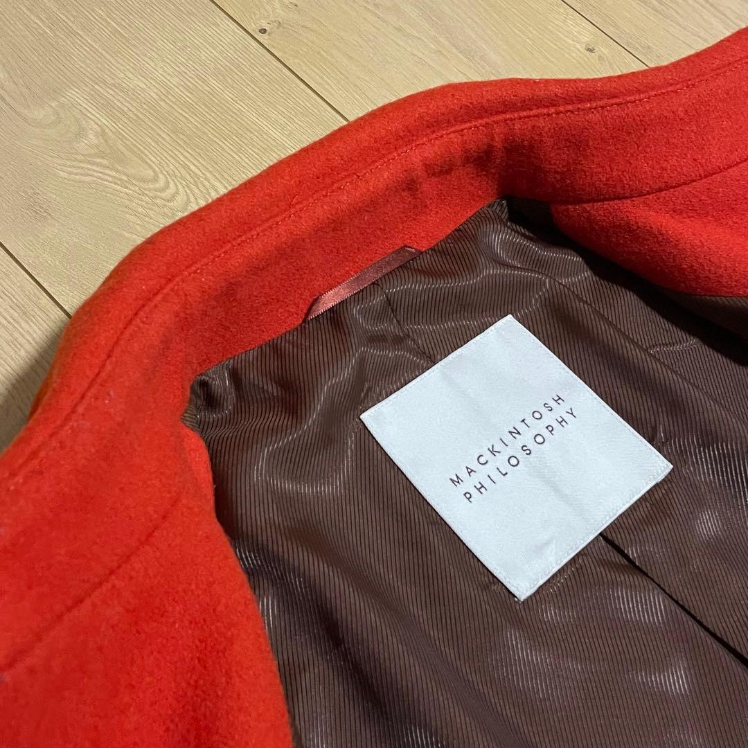 マッキントッシュフィロソフィー メルトンウールコート シングル　M