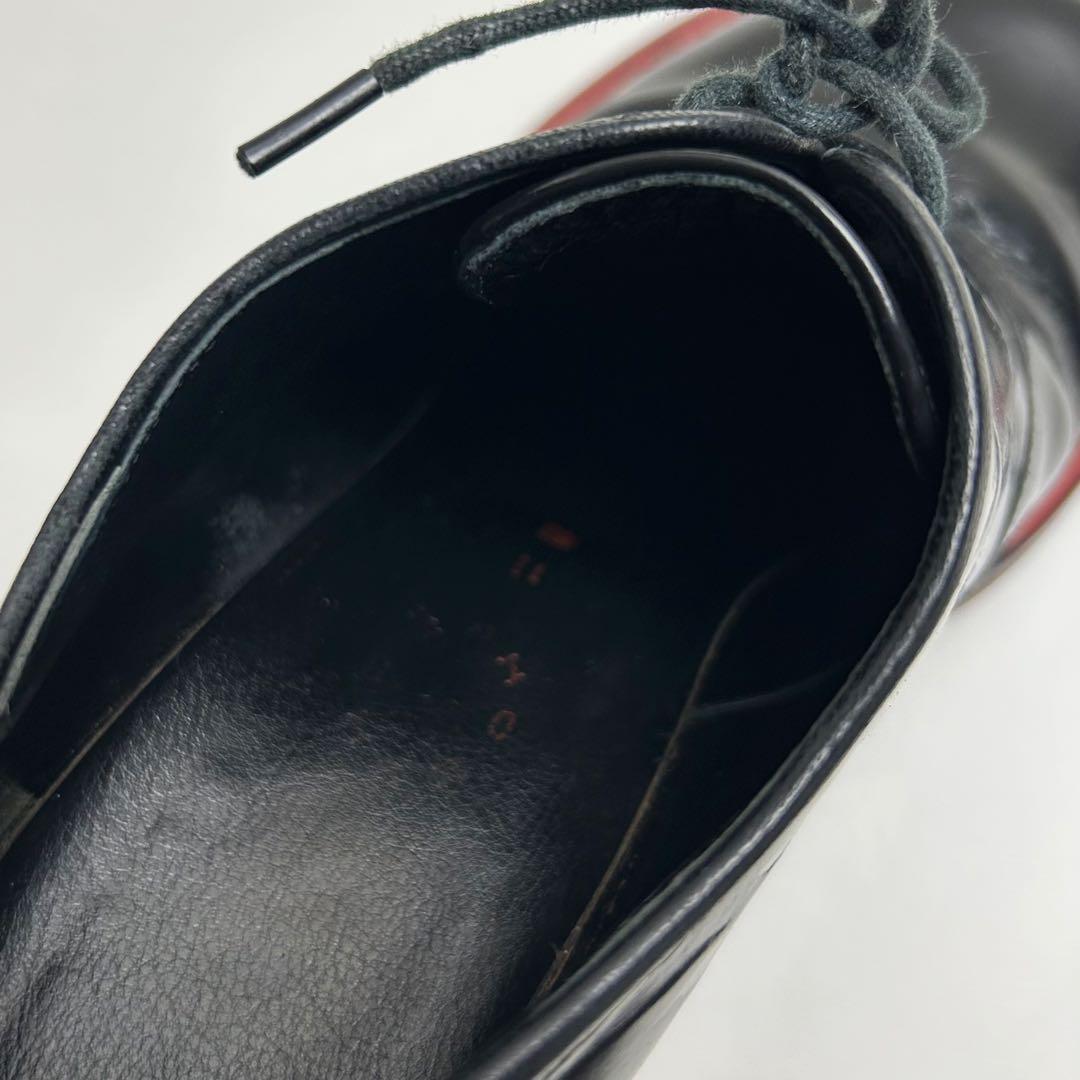 【希少】コージクガ/久我浩二/ボリュームソールレザーシューズ/ブラック/23cm