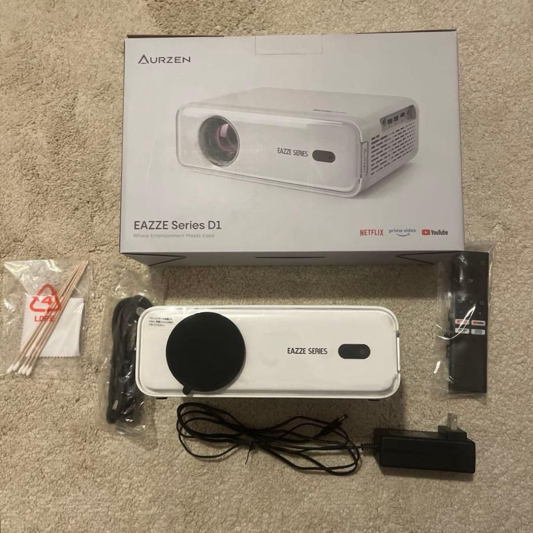 Aurzen EAZZE D1 プロジェクター Netflix公式ライセンス取得