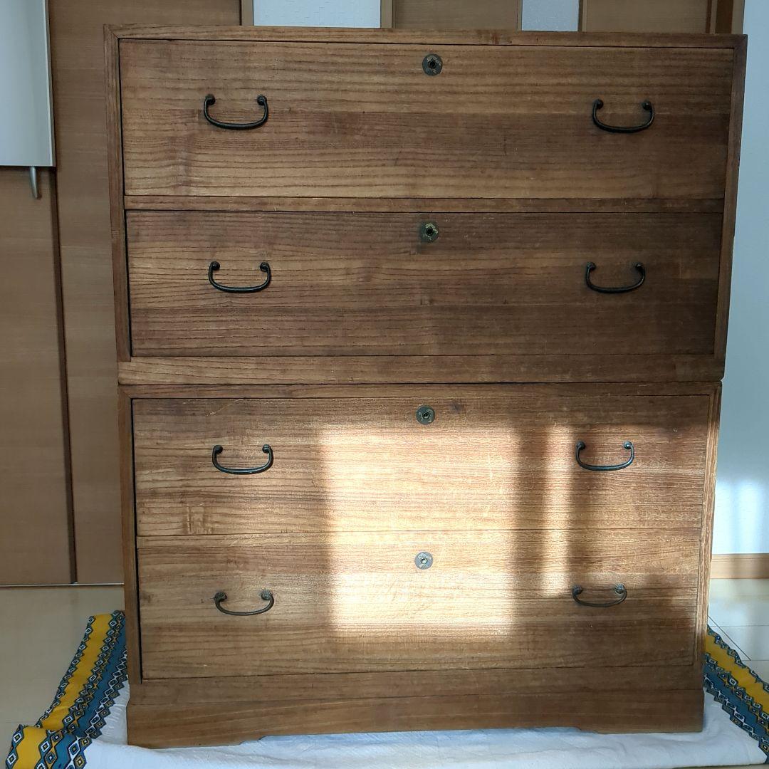 H112K40 神居民芸 7段チェスト 整理箪笥