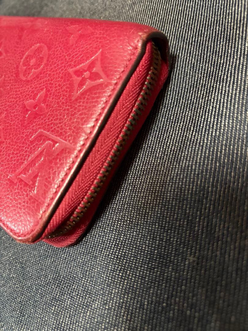 Louis Vuitton ピンクレザー 長財布