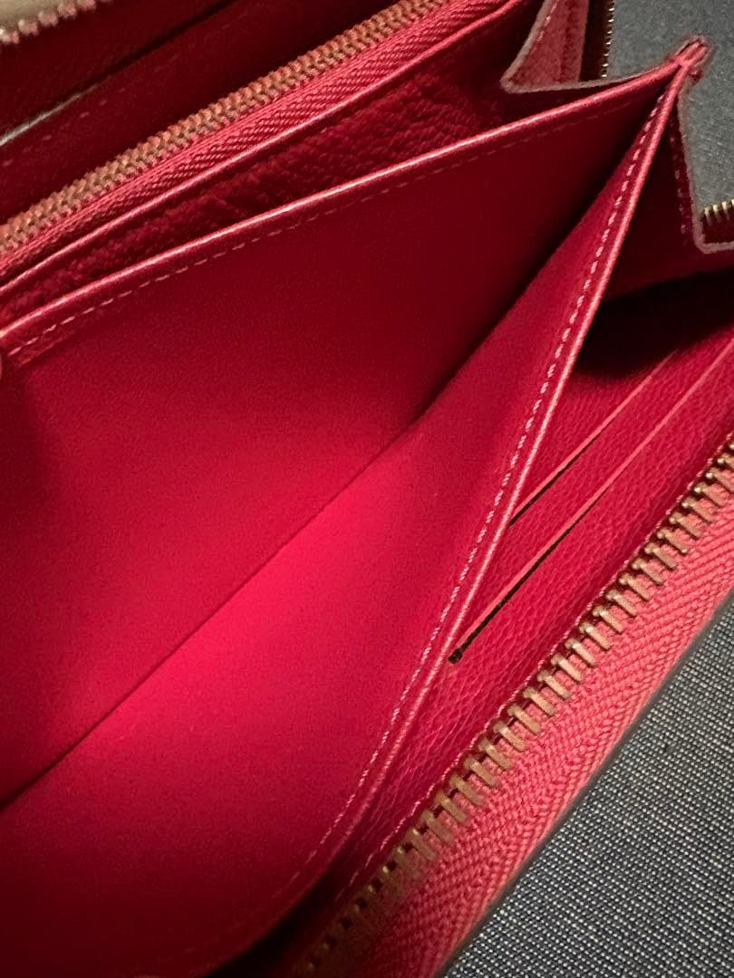 Louis Vuitton ピンクレザー 長財布