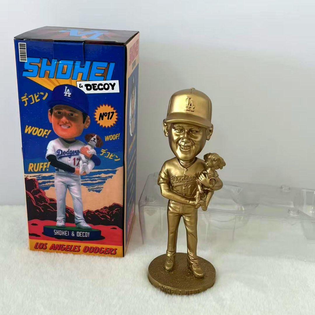 金色 大谷翔平 デコピン バブルヘッド 来場者限定 スタジアム配布