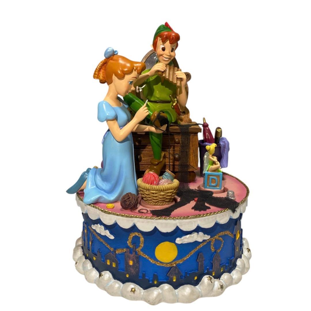 Disney ピーターパン からくりオルゴール You can fly 箱付き
