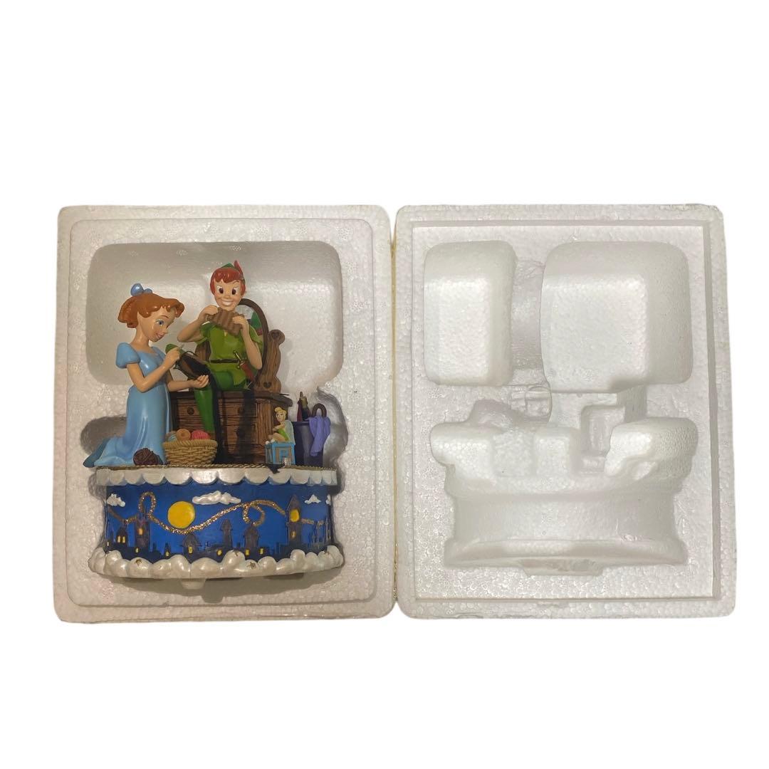 Disney ピーターパン からくりオルゴール You can fly 箱付き