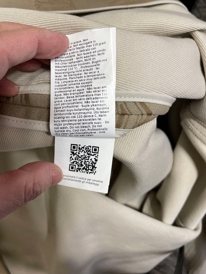 値下げ　MaxMara KABIR ロゴポンチョ　カバー付き　白タグ