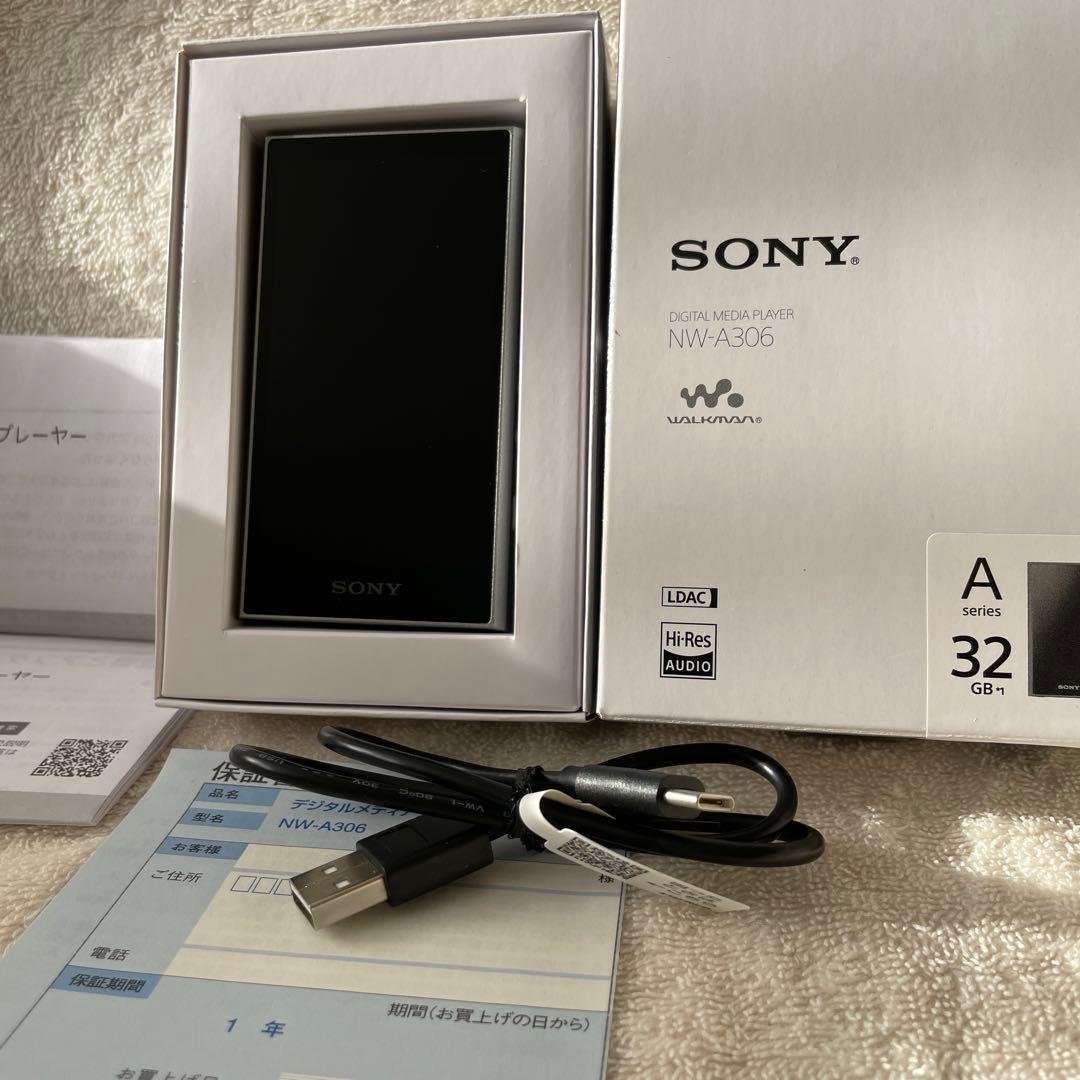 SONY NW-A306 デジタルオーディオプレーヤー 32GB グレー