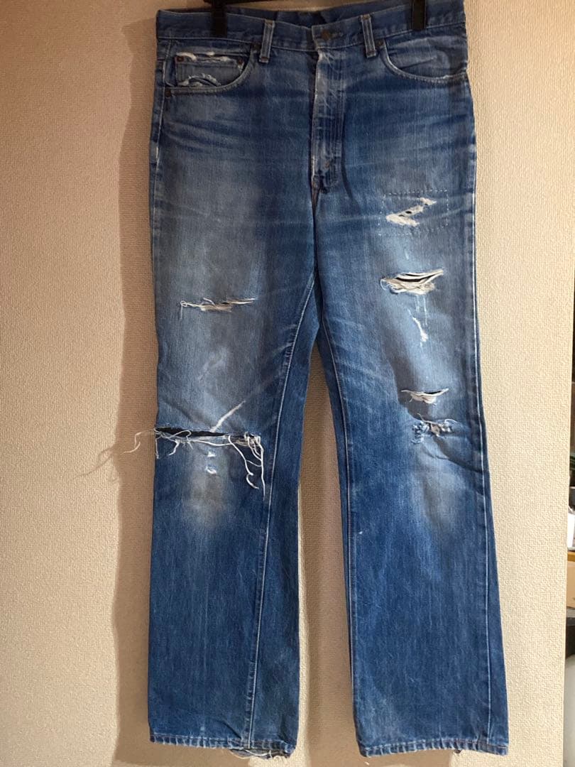 Levis Unknown Vintage リペア　フレアデニム