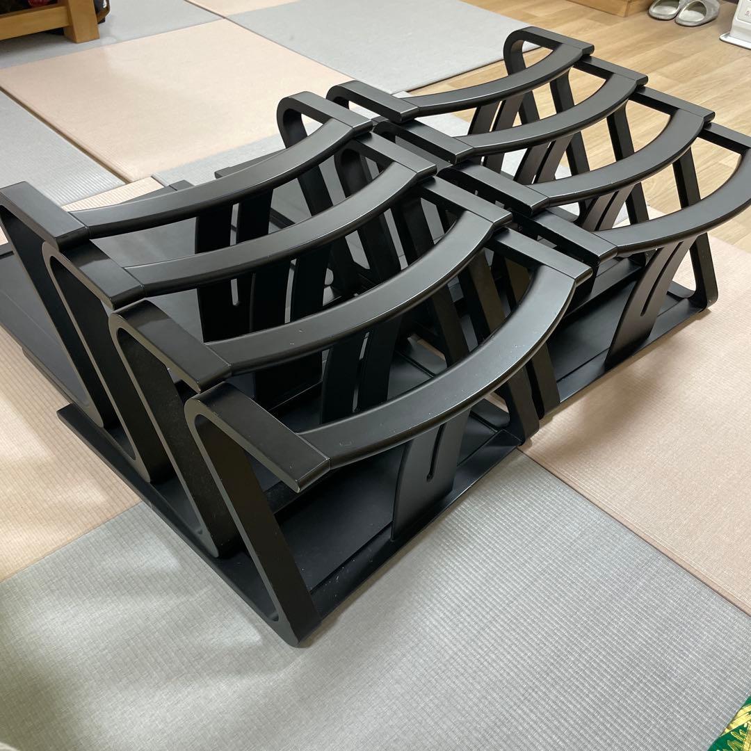 天童木工 TENDO 座椅子 和モダン 木製 2脚　T-5845WB-BX 曲木